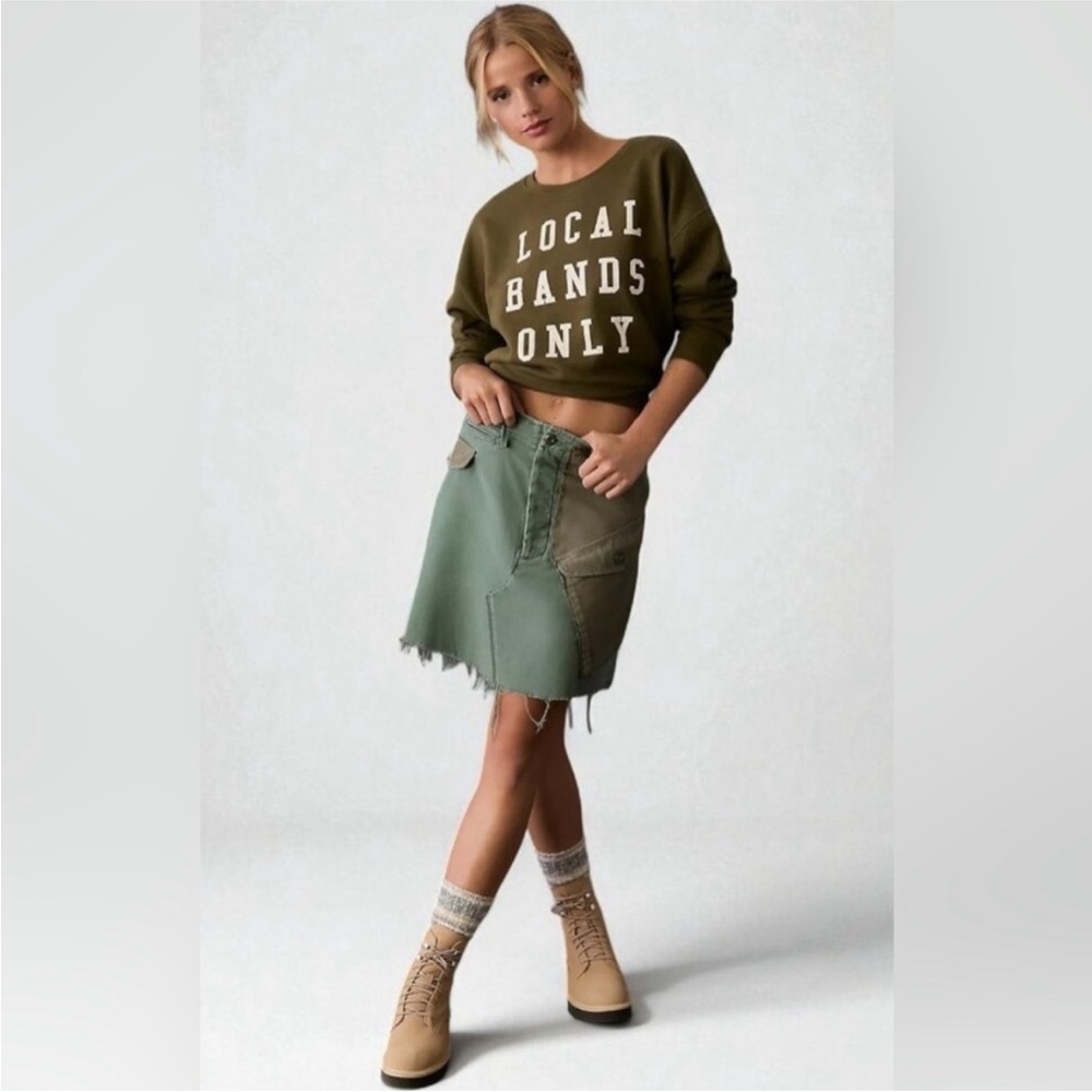Pilcro Anthropologie Local Bands Only Sweatshirt xxs